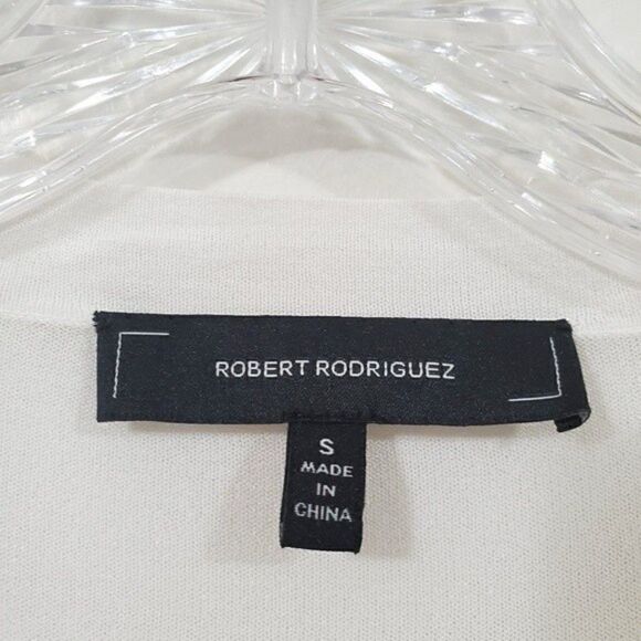 ROBERT RODRIGUEZ Croptop Long Sleeves Ivory Size S - Picture 4 of 10